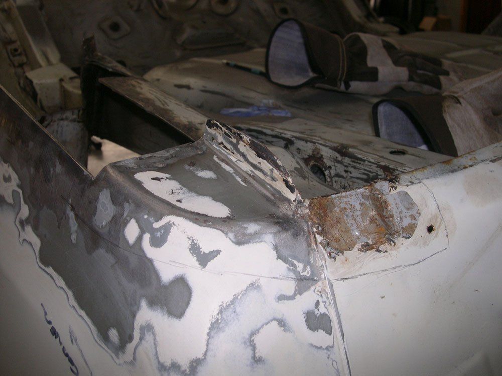 Mark 2 Escort bodywork repair