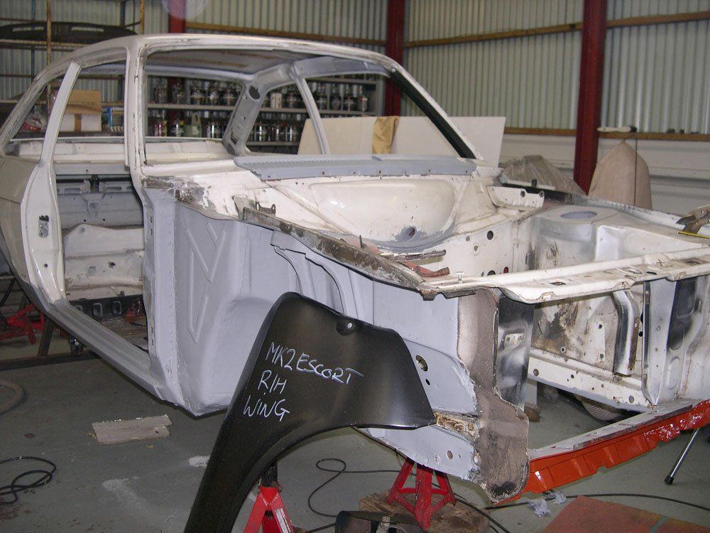 Mark 2 Escort bodywork repair