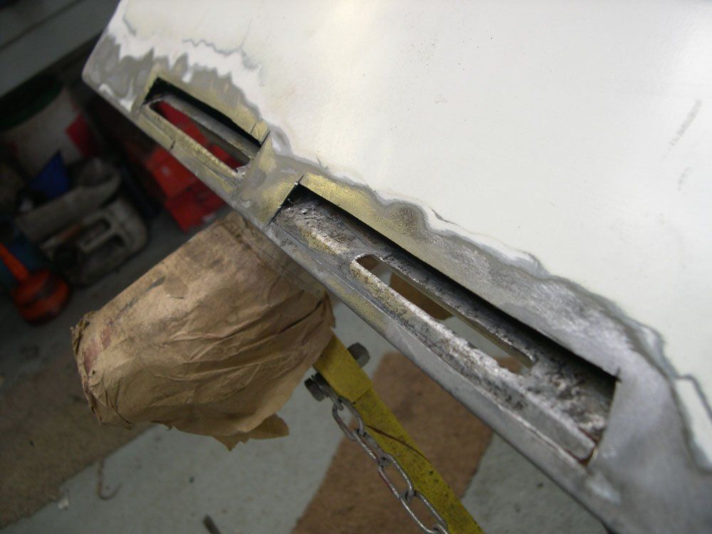 Mark 2 Escort bodywork restoration