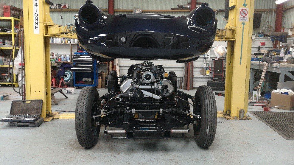Full restoration on a Daimer SP250 (Dart)