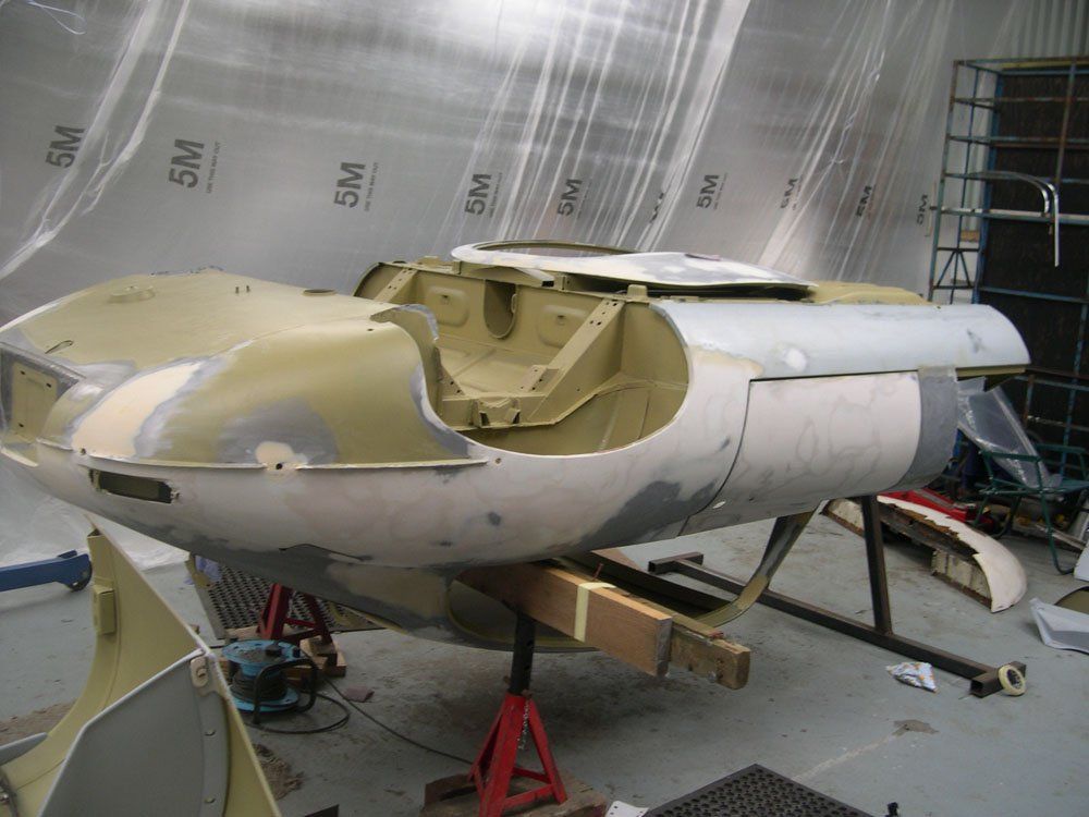 Jaguar E Type bodywork repair