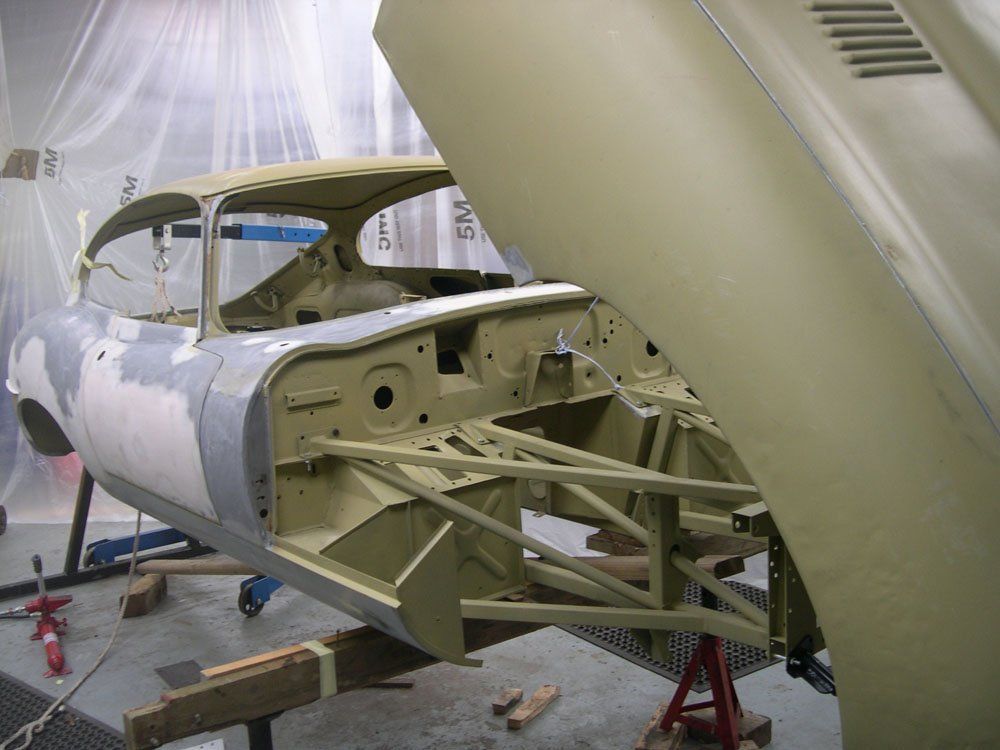 Jaguar E Type bodywork