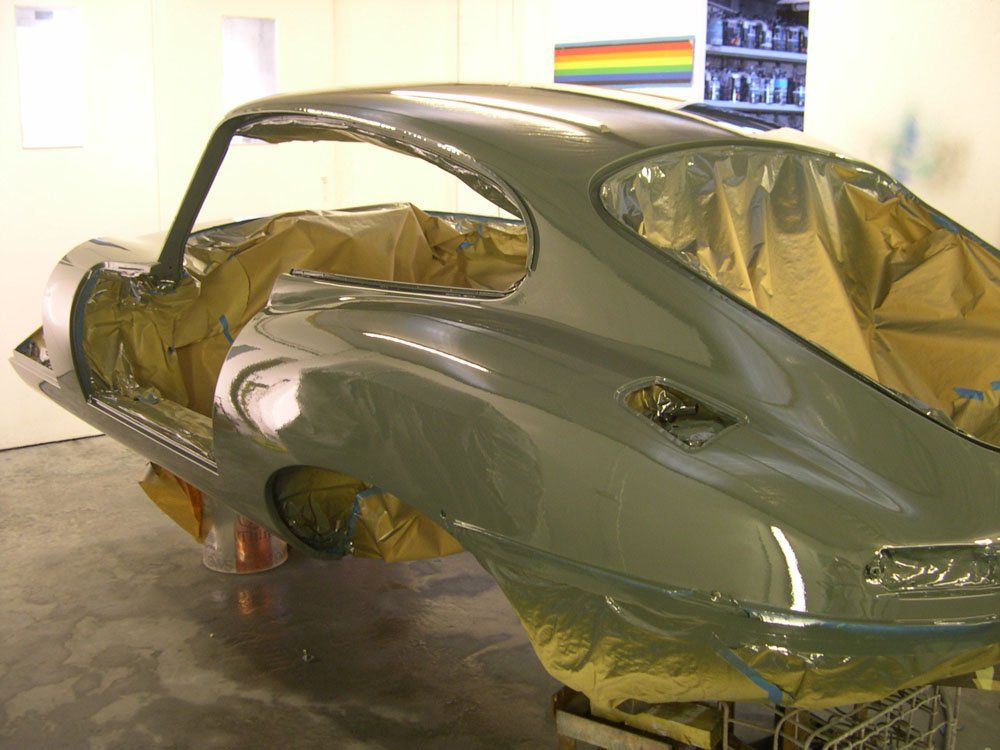 Jaguar E Type repaint