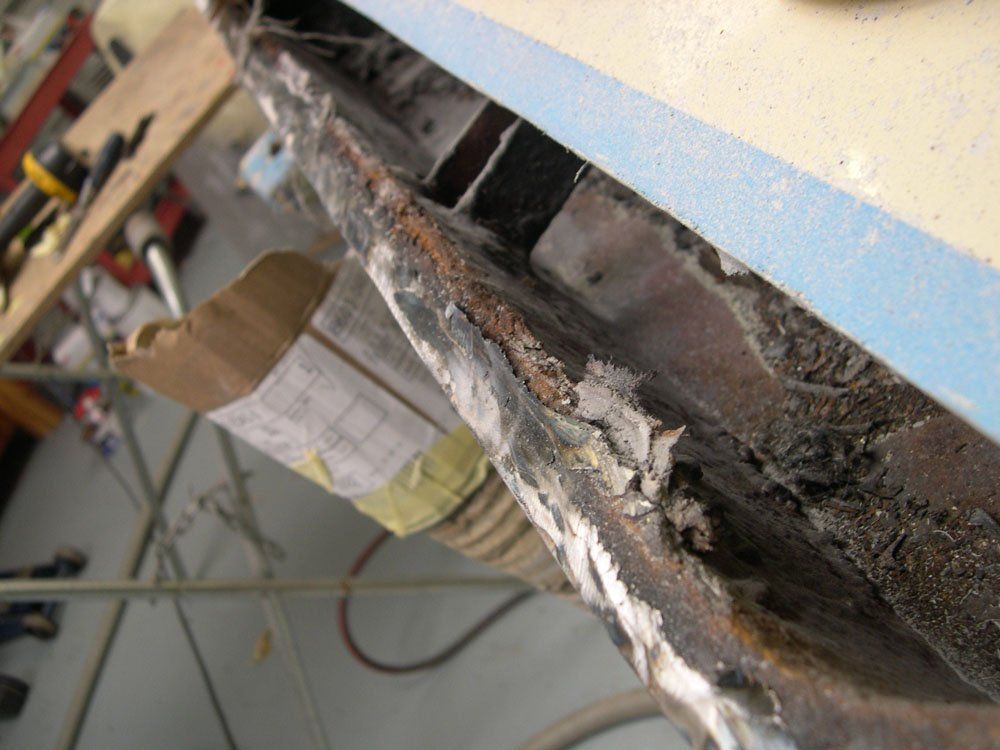 Alfa Romeo 2800 Spider bodywork rust