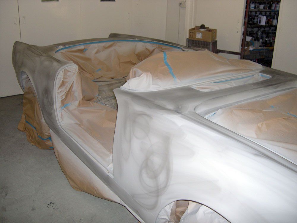 Alfa Romeo 2800 Spider bodywork repaint