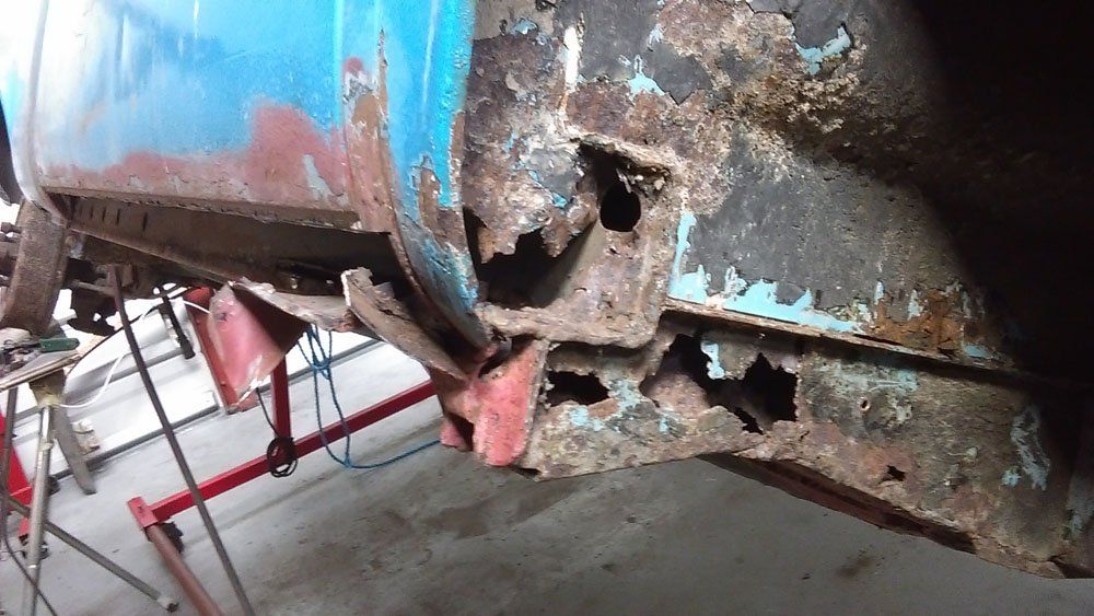 VW Camper Bay Window bodywork repair