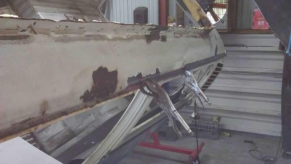 VW Camper Bay Window repair