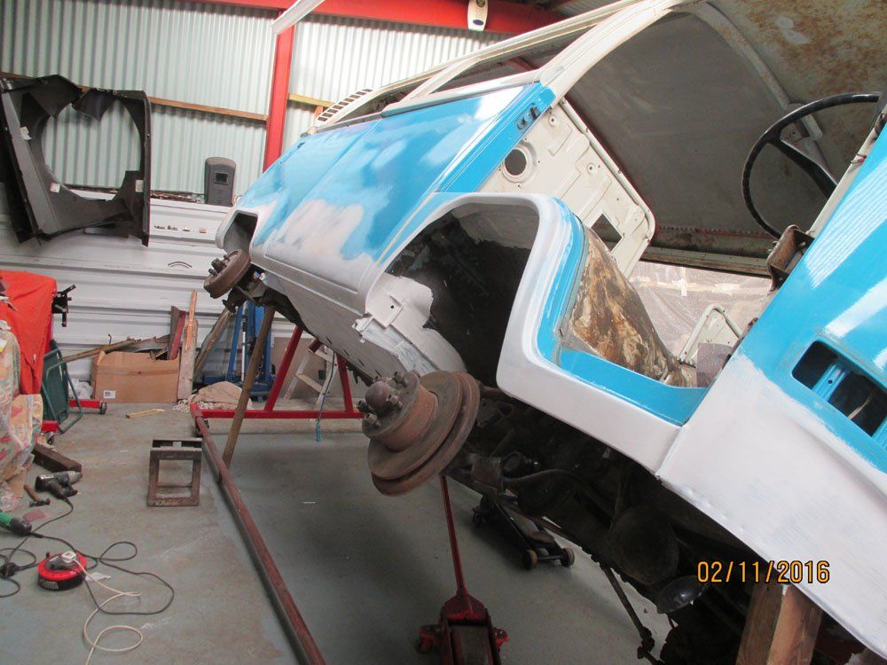 VW Camper Bay Window restoration