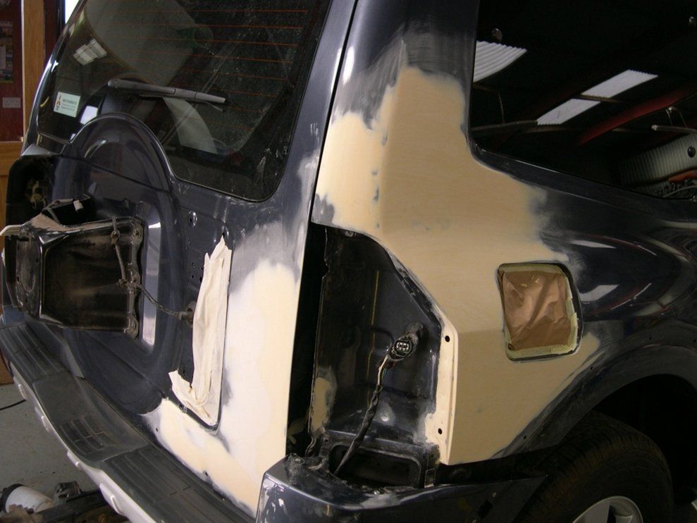 Mitsubishi Shogun accident repair