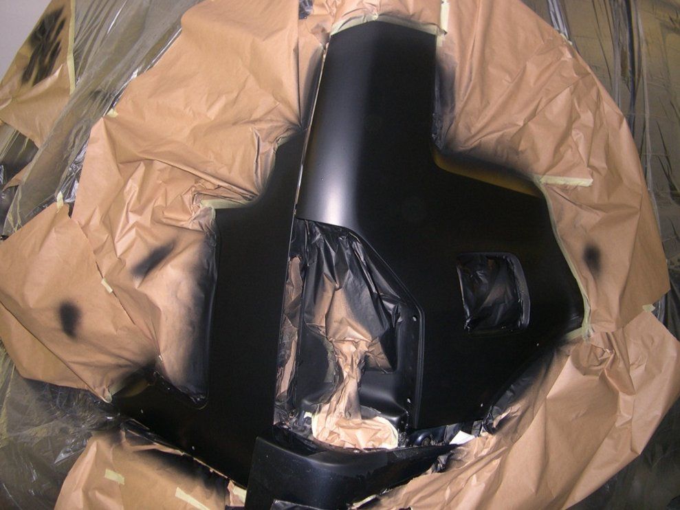 Repairing a Mitsubishi Shogun after an accident